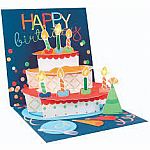 Light Up Birthday Cake Pop-Up Card