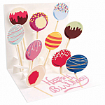 Cake Pops Birthday Pop-Up Card