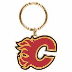 Calgary Flames Logo Keychain