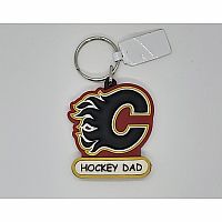 NHL Calgary and Edmonton Keyring  