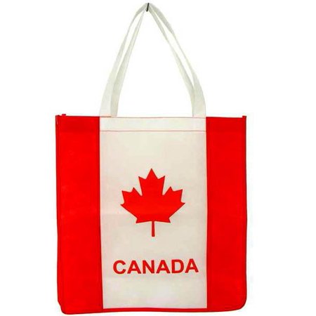 ASHLEIGH Canvas Tote Bag Canada Canadian Flag Pattern Patriotism Classic  Pretty Reusable Handbag Shoulder Grocery Shopping Bags - Walmart.com