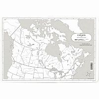 Canada Map Two-Sided Placemat  