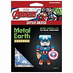 Metal Earth Legends 3D Model - Captain America