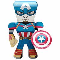 Metal Earth Legends 3D Model - Captain America