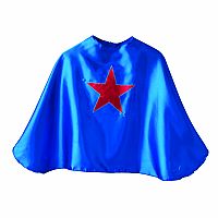 Superhero Cape Blue with Red Star