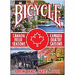 Bicycle Canada Four Seasons Playing Cards.