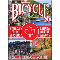 Bicycle Canada Four Seasons Playing Cards.