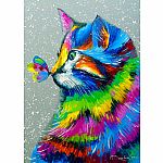 Bright Cat and Butterfly - ENJOY Puzzles