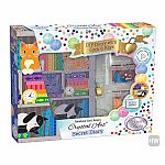 Crystal Art Secret Diary: Rainbow Cat Library