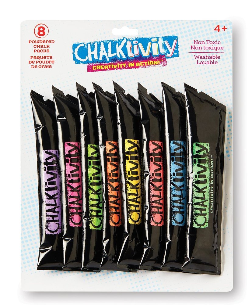 Chalktivity Rainbow Refill Powdered Chalk Colors Toy Sense