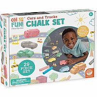 Cars and Trucks Chalk Set