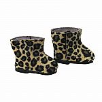 Tan Leopard Ankle Boot for 18" Doll