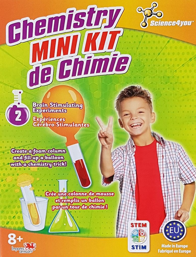 hand2mind fizz chemistry science kit for kids ages 8-12, 32 science  experiments and fact-filled
