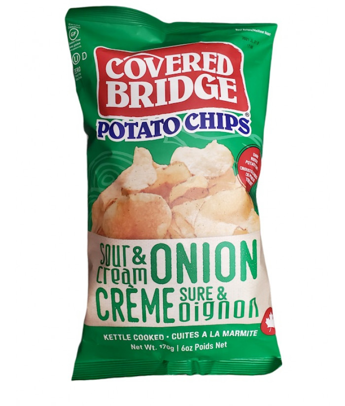 Covered Bridge Potato Chips Sour Cream 'n Onion Toy Sense