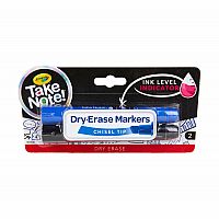 Take Note Dry Erase Markers - Chisel Tip 2 Pack - Retired