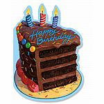 Scratch & Sniff Chocolate Cake Birthday Card . 