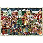 Wooden Puzzle: Christmas Market - Ravensburger 