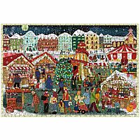 Wooden Puzzle: Christmas Market - Ravensburger 