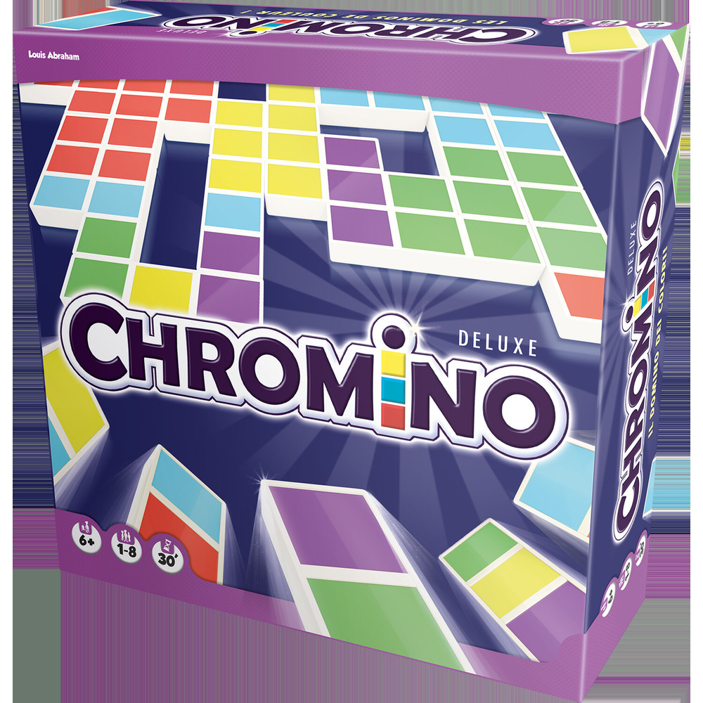  Asmodee Chromino Deluxe Board Game - Strategic Tile-Matching  Fun for The Whole Family! Ages 6+, 1-8 Players, 30 Min Playtime, Made by  Zygomatic : Toys & Games