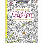Garden Colouring Book with Rub-Down Transfers