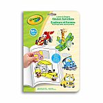 Crayola Colour & Shapes Activity Book - Whimsical Wheels