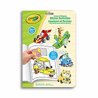 Crayola Colour & Shapes Activity Book - Whimsical Wheels