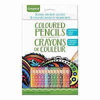 36 Specialty Coloured Pencils.