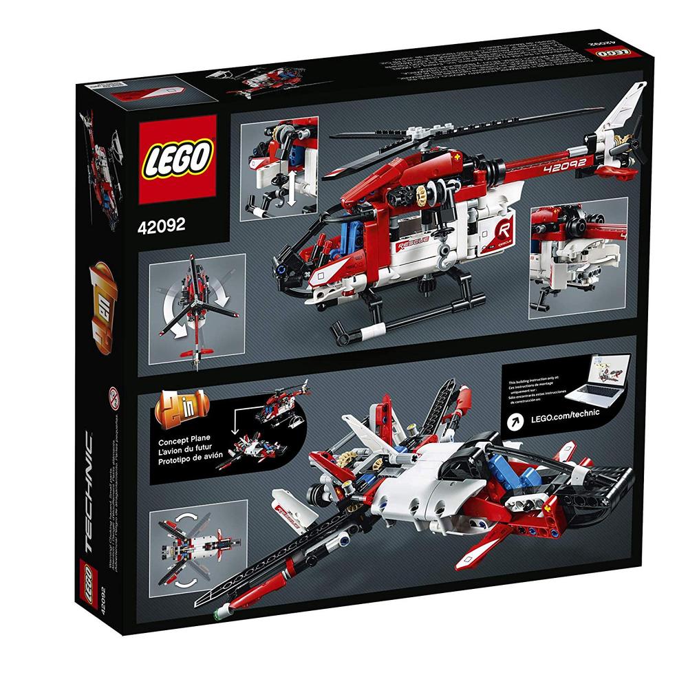 Lego Technic Rescue Helicopter. Toy Sense