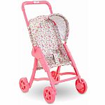 Corolle Pink Floral Stroller