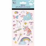 Colourful Unicorns Stickers - 4 Sheets