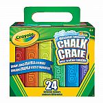 Washable Sidewalk Chalk, 24 Ct.