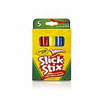 5 Slick Stix Twistables Crayons - Retired.