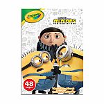 48 Page Colouring Book - Minions the Rise of Gru.