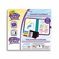 Crayola Colour & Erase Reusable Travel Board 