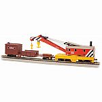 Canadian National 250-Ton Steam Crane & Boom Tender - HO Scale