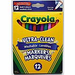 12 Ultra-Clean Washable Fine Line Markers