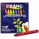 8 Large Crayons 