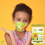 Crayola Kids Reusable Cloth Face Mask Set - Craymoji Colors - Retired