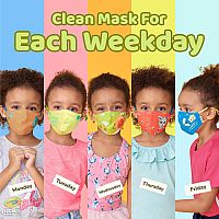 Crayola Kids Reusable Cloth Face Mask Set - Craymoji Colors
