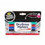 Take Note Dry Erase Markers - Fine Line 4 Pack.