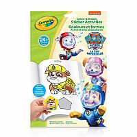 Colour & Shapes Sticker Activities - Paw Patrol.