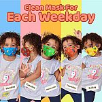 Crayola Kids Reusable Cloth Face Mask Set - Crayon Characters - Retired     