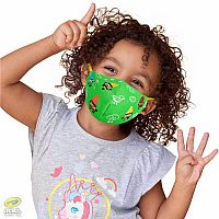 Crayola Kids Reusable Cloth Face Mask Set - Crayon Characters