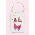 Boutique Butterfly Necklace and Earring Set