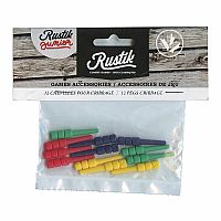 12 Cribbage Pegs Refill by Rustik