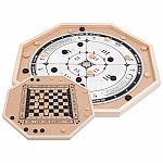 Crokinole, Chess & Checkers by Rustik