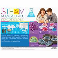 Steam Powered Deluxe Kids Crystal Science Kit.