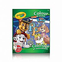 Colour & Sticker - Paw Patrol. 