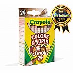 24 Colors of the World Crayons.