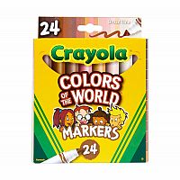 24 Colors of the World Broad Line Markers. 